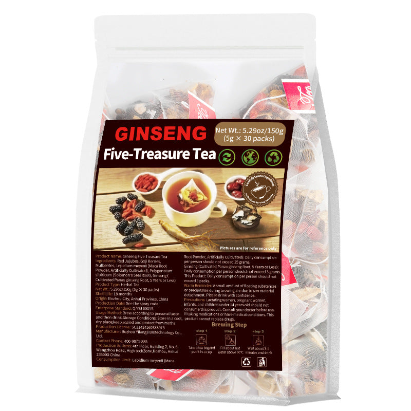 Ginseng Five Treasures Tea